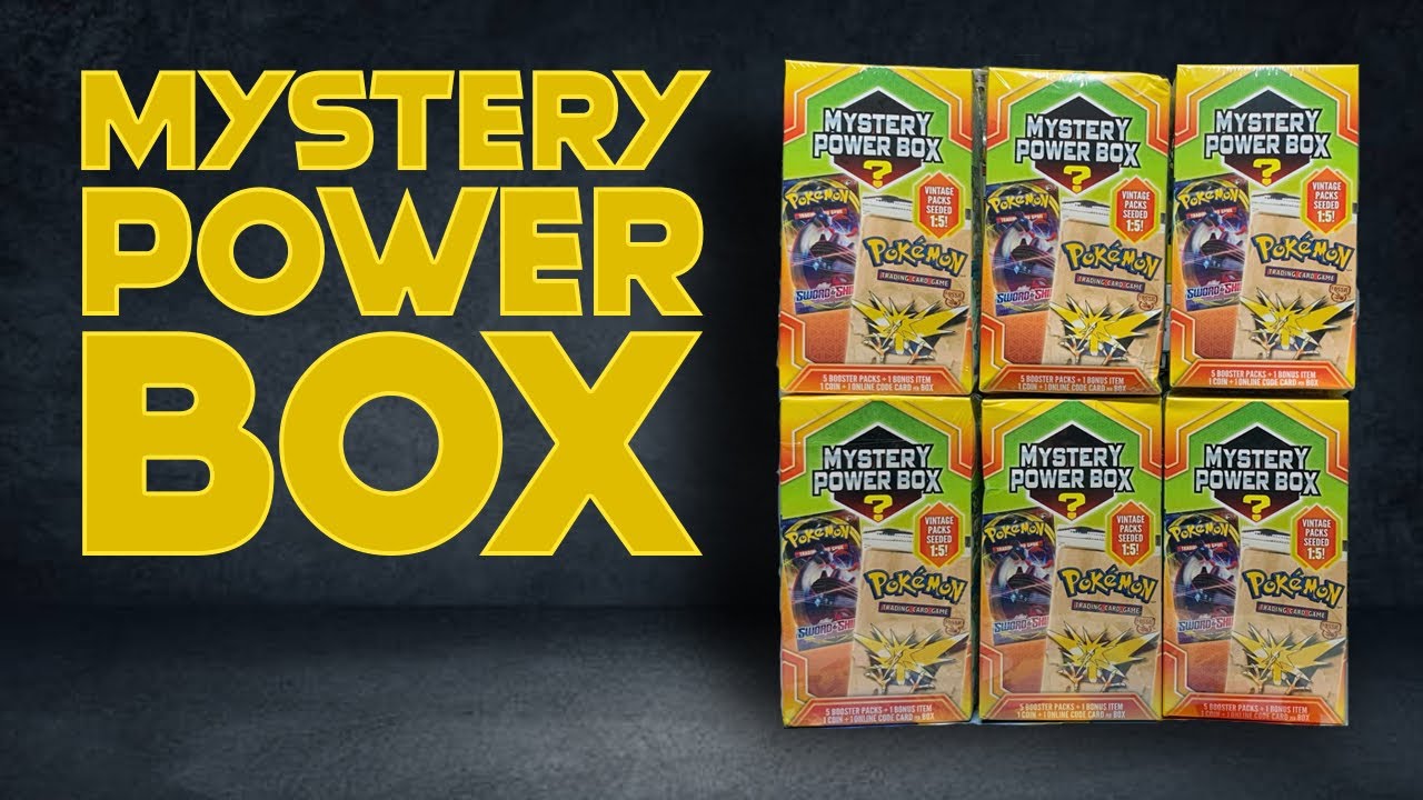 POKEMON OPENING 6 WALMART MYSTERY POWER BOXES! 1:5 VINTAGE PACKS?