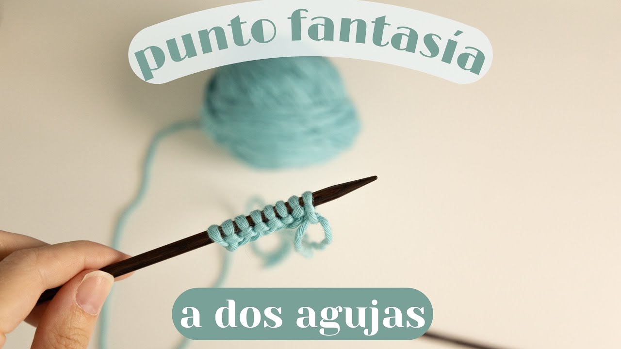 №127// un punto muy fácil de tejer, perfecto para accesorios: mantitas, toallas, fundas de cojín...