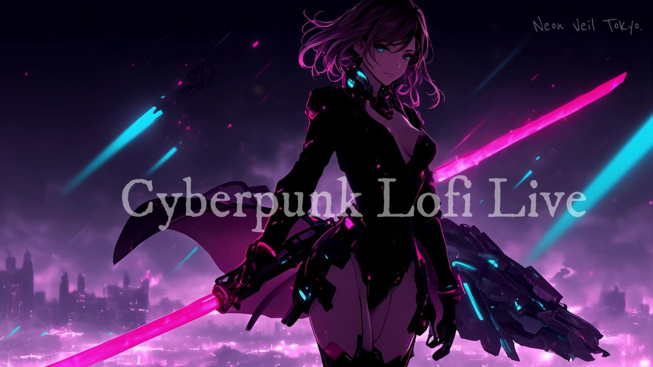 12 Hours  Cyberpunk Lofi Live 18
