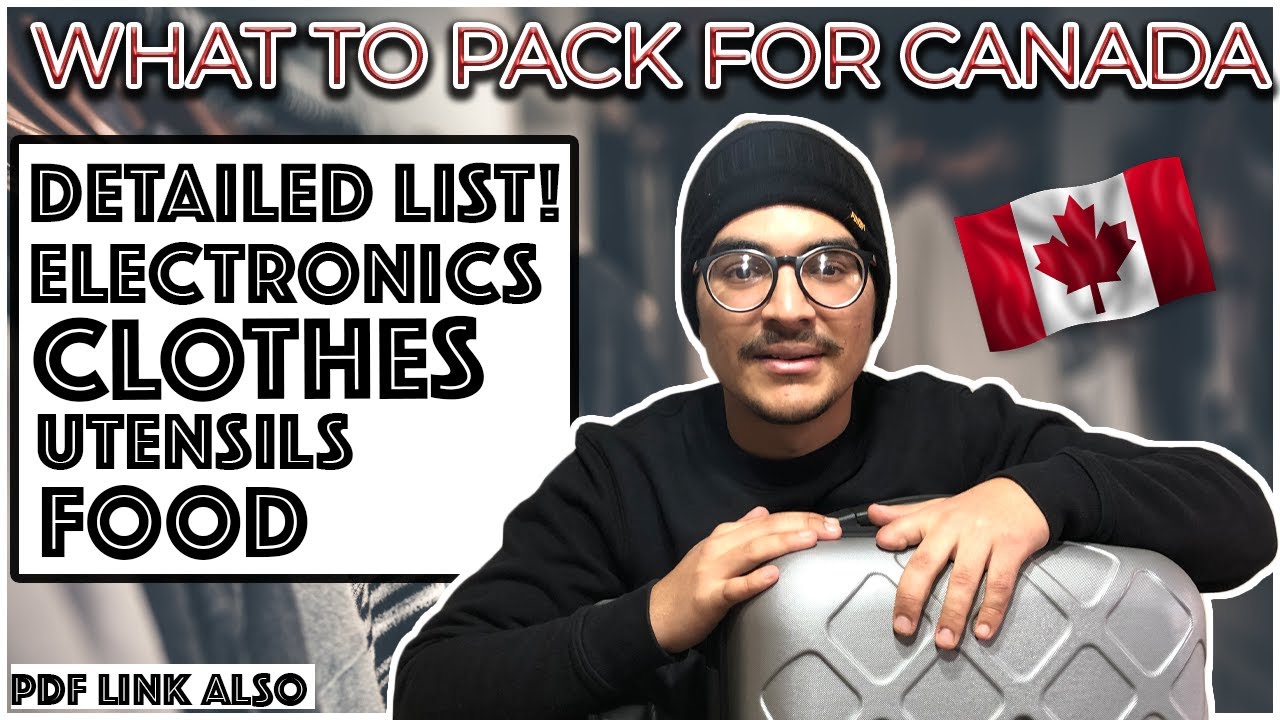 Packing for Canada | What to pack as an international student | Full list