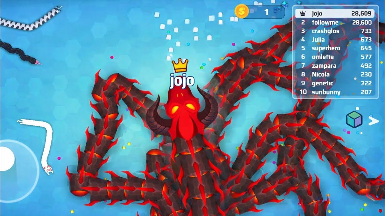 28,000+ Score .New Snake Scene. snake io Game Play #snakeio 
