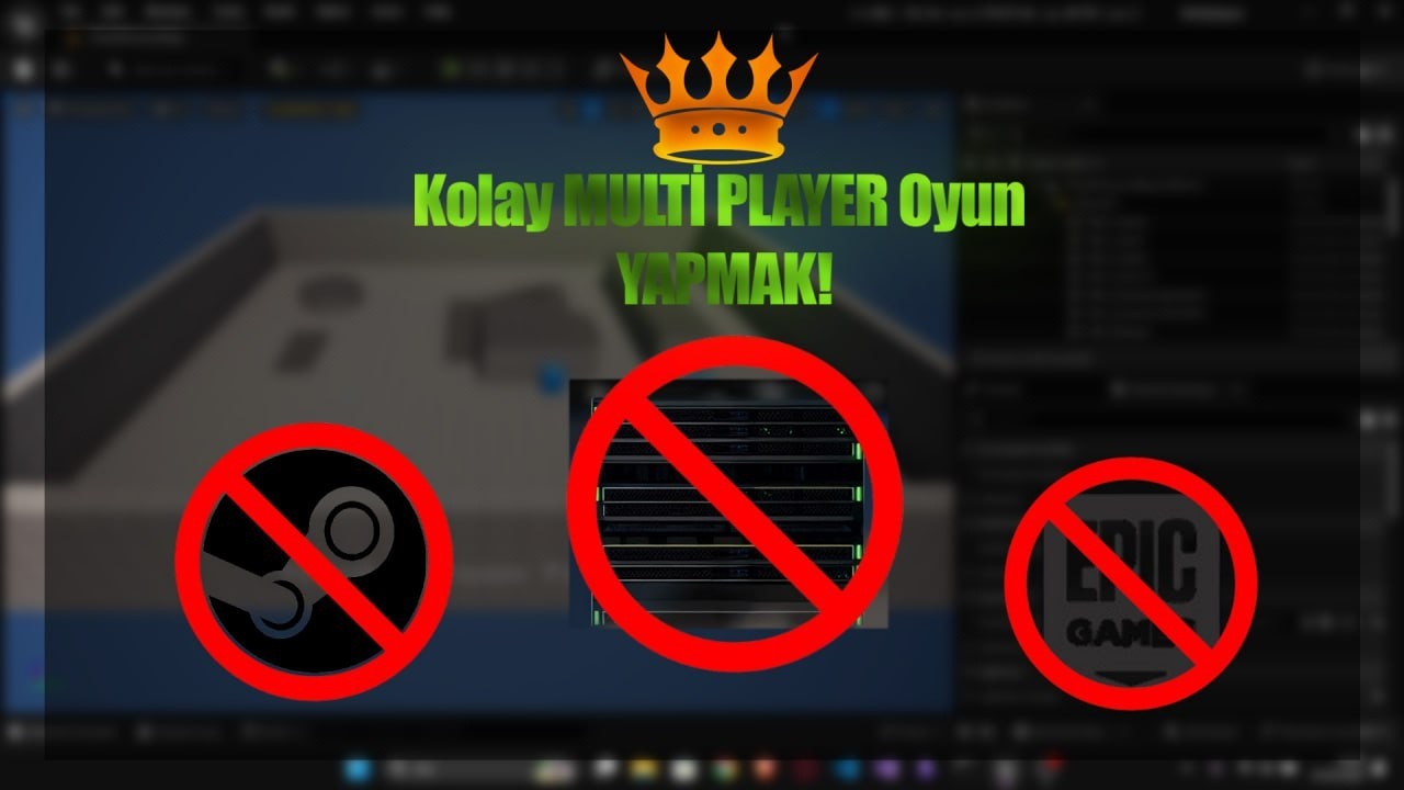 Unreal engine 5 de kolay bir şekilde multiplayer oyun yapma
