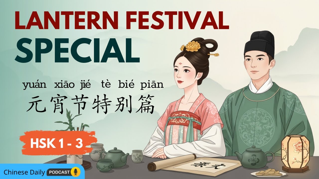 HSK 3 | Что такое Праздник фонарей? (什么是元宵节？) | Китайский подкаст