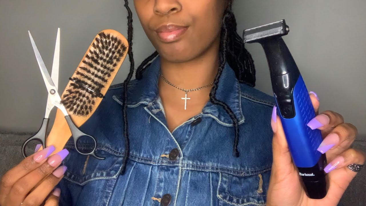 Haircut Roleplay | Trimming Your Hair and Beard | Layered Sounds | No Talking ASMR | No Mouth Sounds