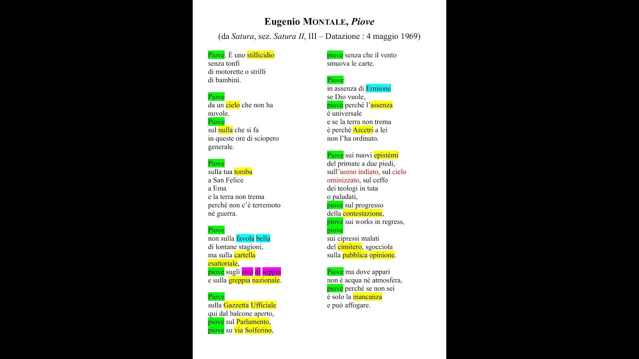 Eugenio Montale, 
