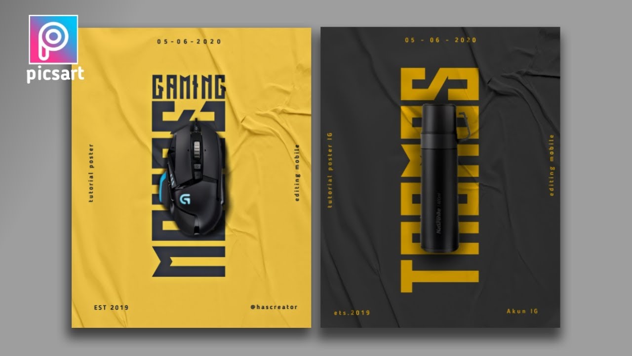 Cara Membuat Poster Promosi Produk di Instagram . EPS 1 | picsart