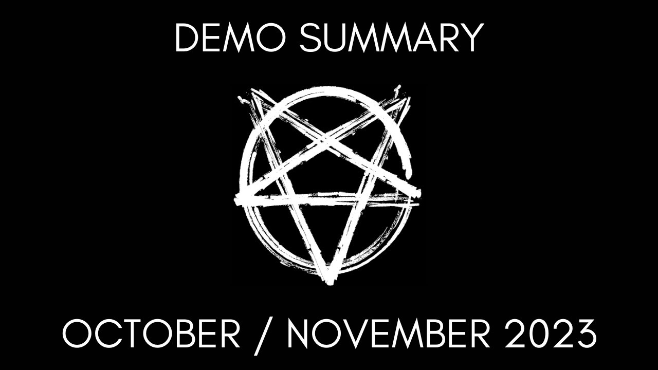 DEMO SUMMARY - STEAM DEMO LIST - OCT/NOV 2023