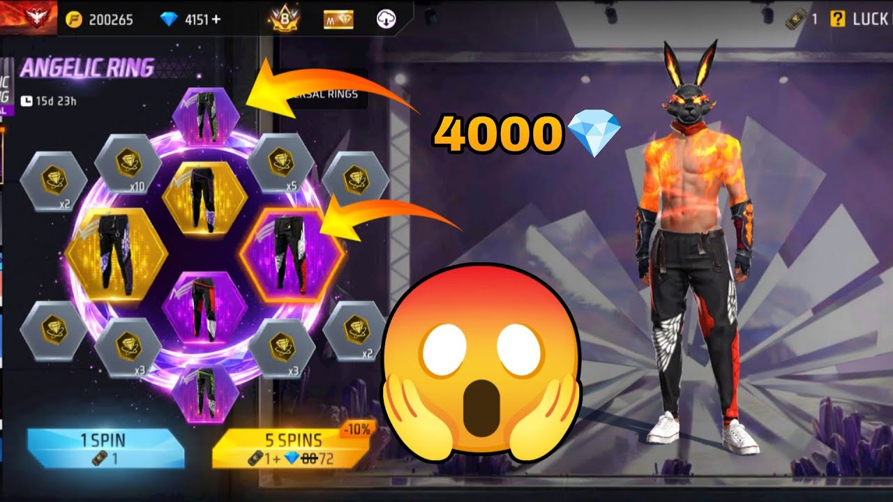 NEW ANGELIC PANT RING EVENT IN FREE FIRE||ANGELIC PANT UNLOCK||FF NEW EVENT TODAY||NEW EVENT 