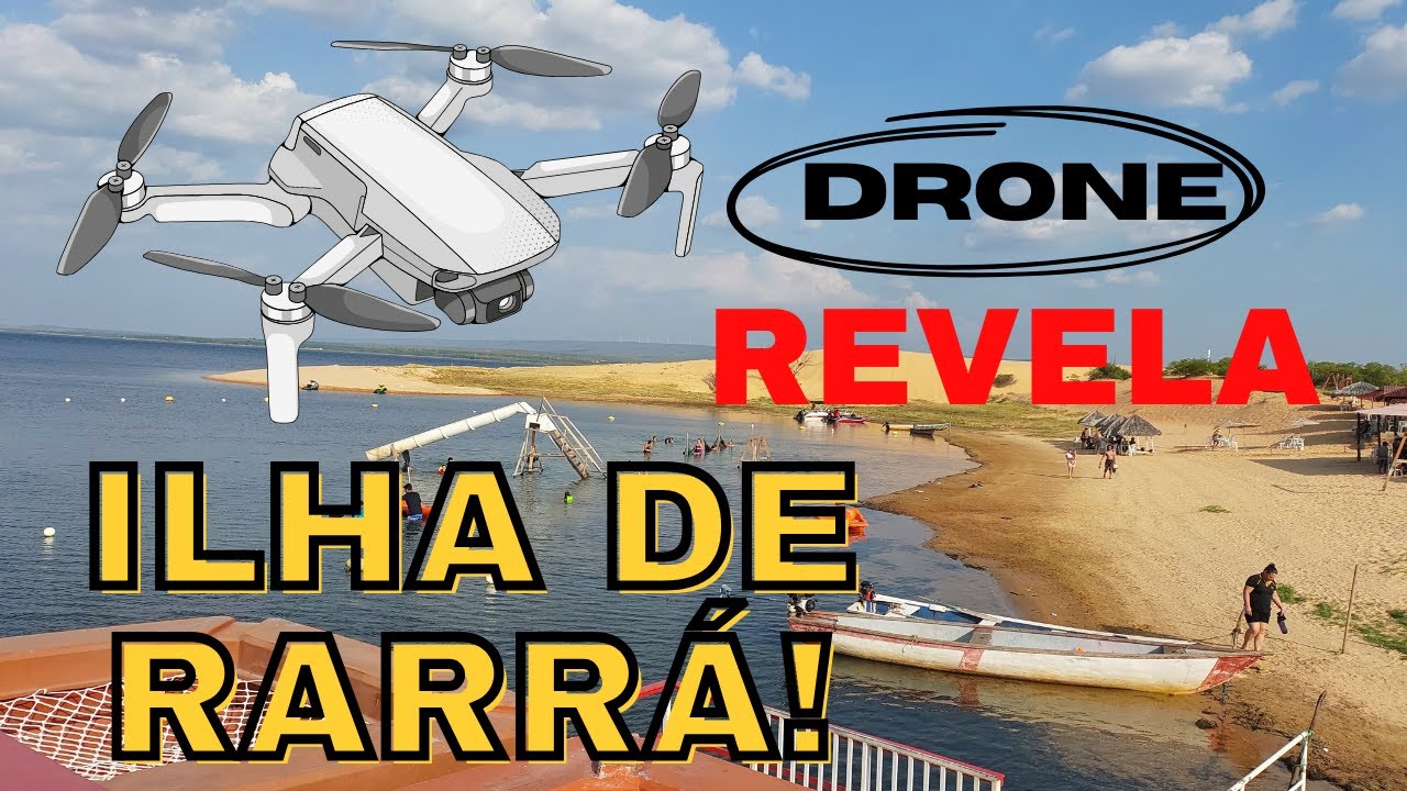 Drone revela o encanto da Ilha de Rarrá no Rio São Franciso