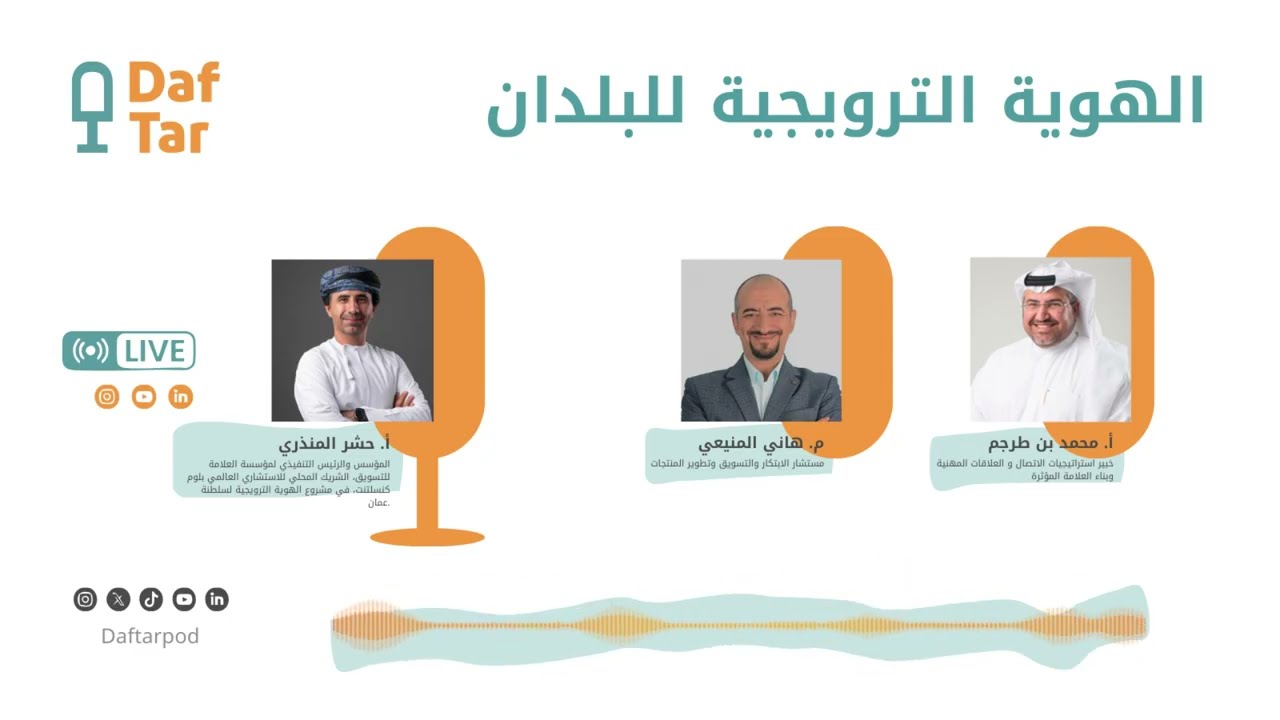 الهوية الترويجية للبلدان: لماذا تحتاج الدول إلى قصة؟ (ضيف الحلقة: حشر المنذري)