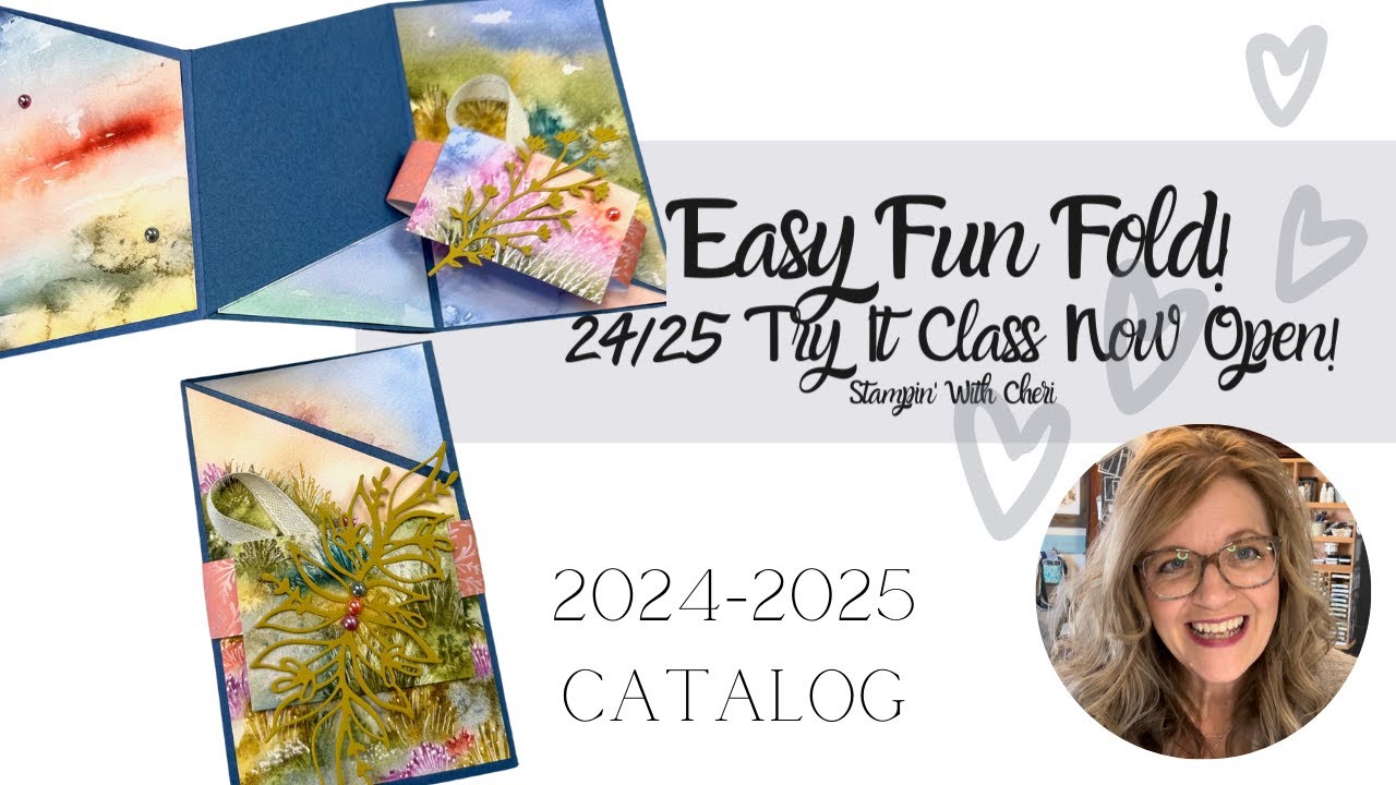 FUN FOLD!! Thoughtful Journey Suite Try It Class Project 1 Stampin Up!