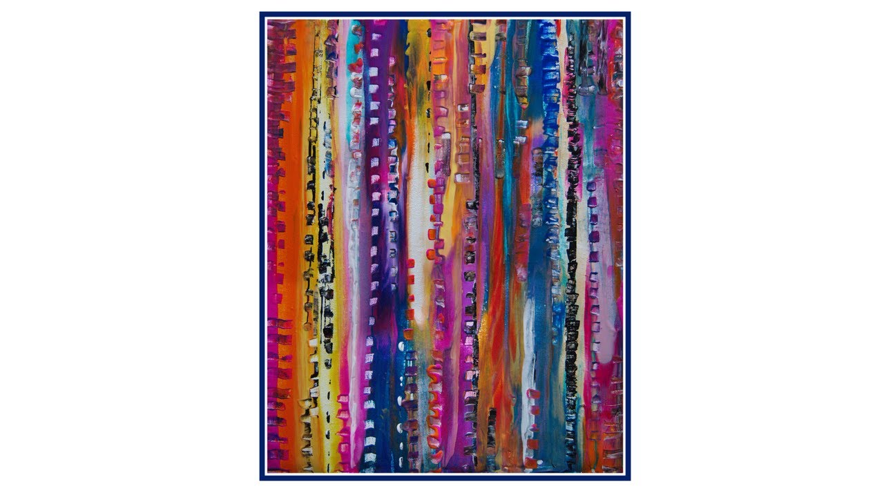 Dynamic Colors #9547 Contemporary Art Mark Making Fluid Acrylics 12.12.2023 Intuitive art
