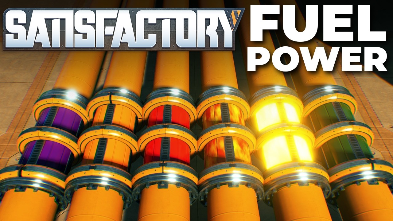 Ultimate Satisfactory Fuel Power Guide | Fuel, Turbofuel, Rocket Fuel, Ionized Fuel
