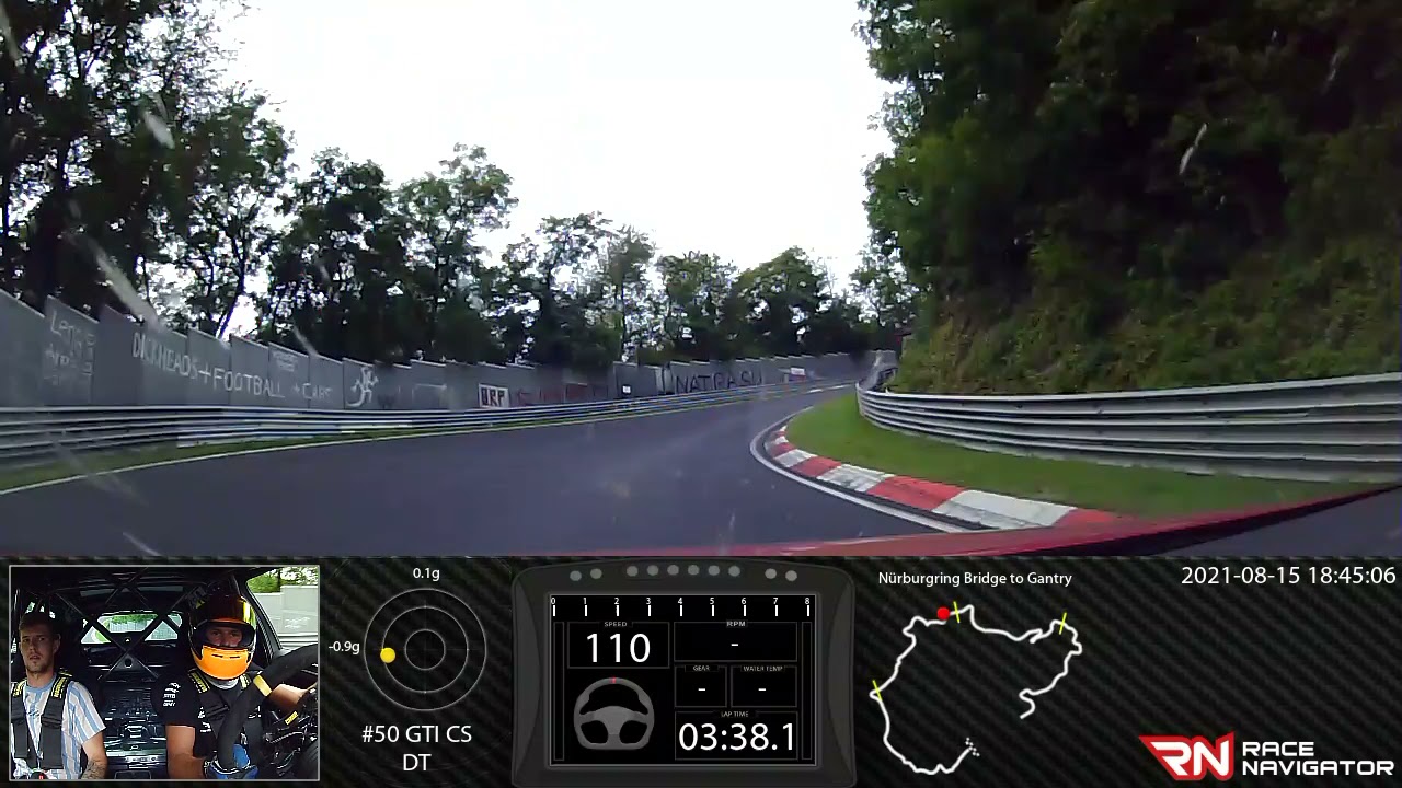 Vegas Motorsport GTI CS Red Baron N&uuml;rburgring Bridge to Gantry 07:29.272