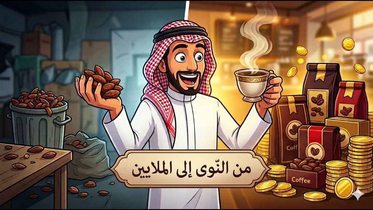 حوَّل نوى التمر المهمل إلى بديل فاخر للقهوة بملايين الدولارات