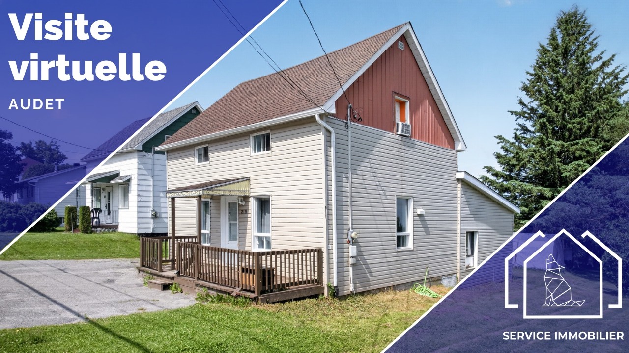 Visite virtuelle pour le 219 rue Principale, Audet - Service immobilier