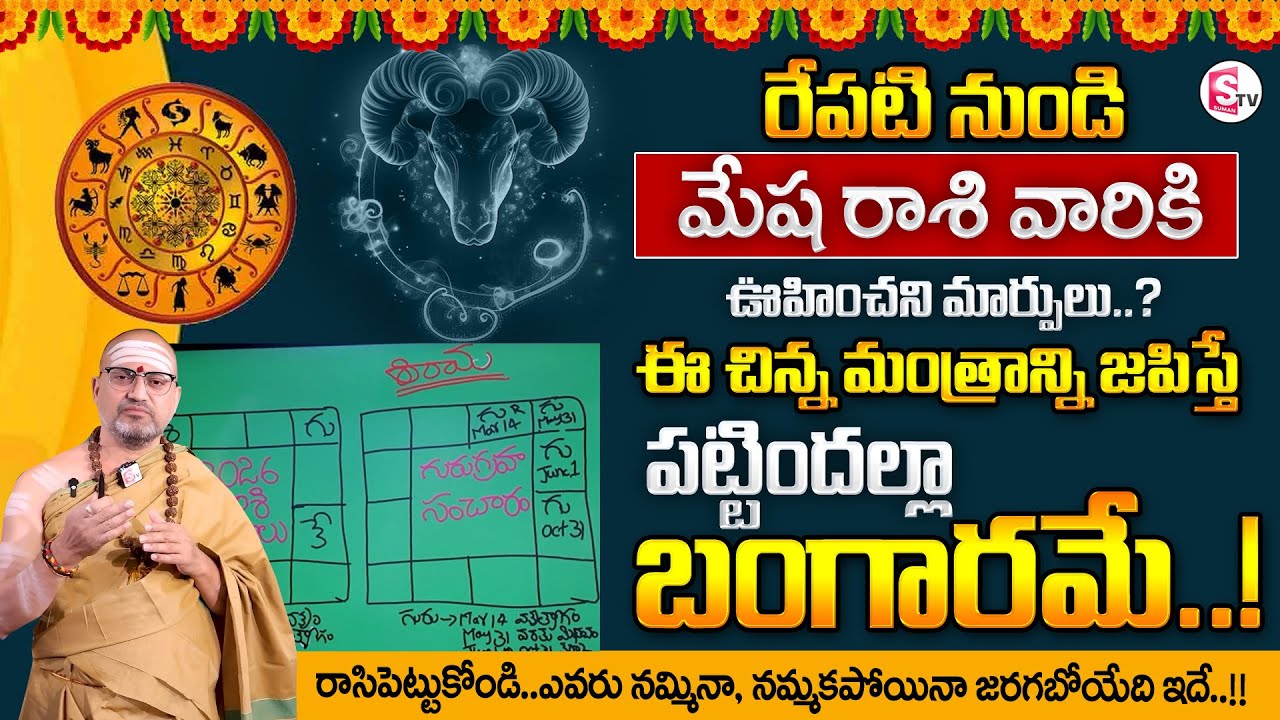2026 Yearly Horoscope |Mesha Rasi Phalalu | ARIES Sign |2026 Predictions | Nandibhatla |Money Divine