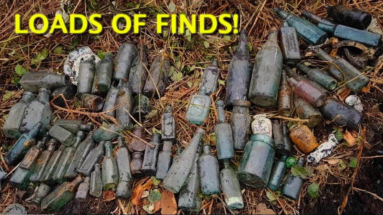 My First Ever Attempt At Filming A Dig! Bottle Digging UK