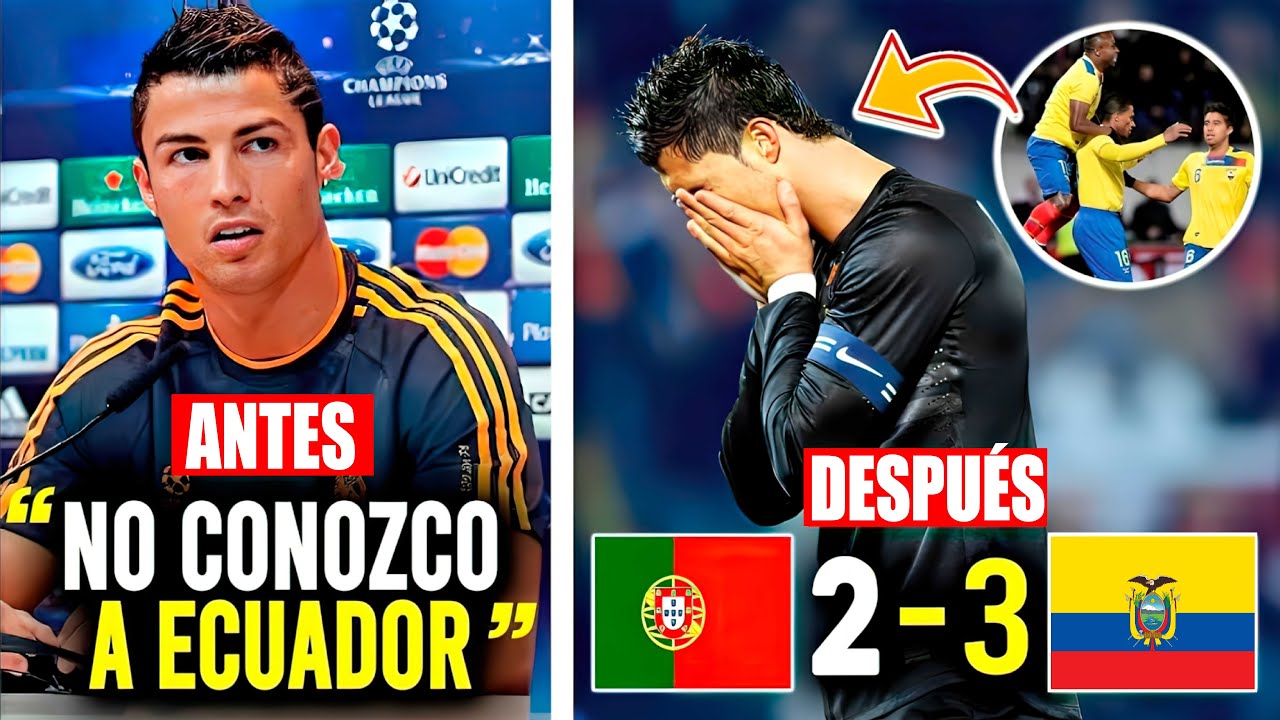 el Día que Ecuador SORPRENDIÓ a Cristiano Ronaldo en su PROPIA casa!