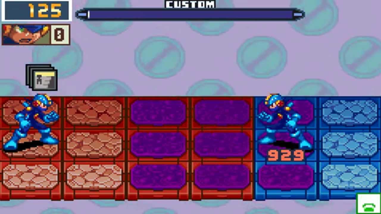Mega Man Battle Network 6 - Hero Azure VS ShadowRock