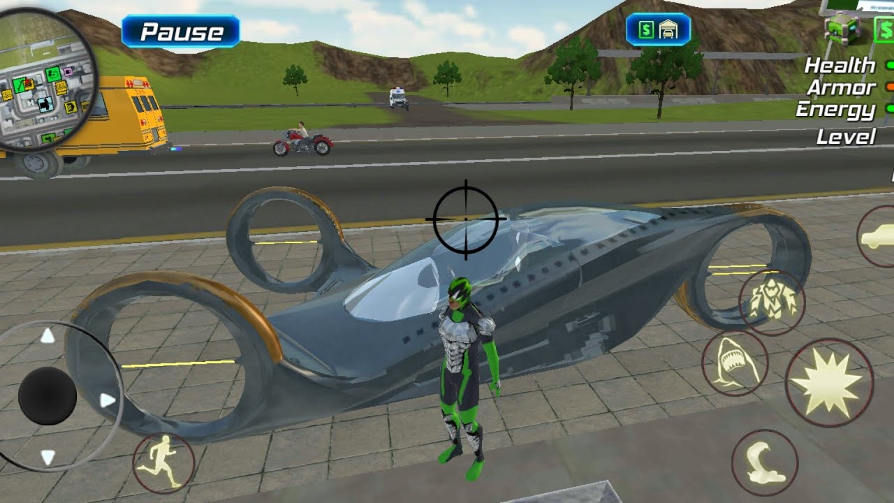 rope Frog Ninja Hero Car Vegas gameplay part 4 (no commentary)