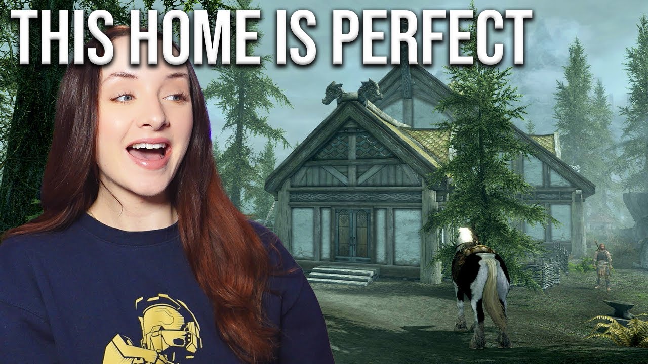 Mephala and making our house a Home🥰 | First Time Playing SKYRIM | LUCYJROBYN [47]