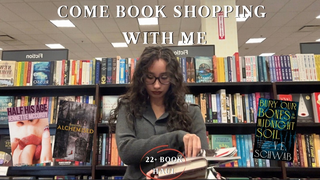 come book shopping with me + HUGE book haul