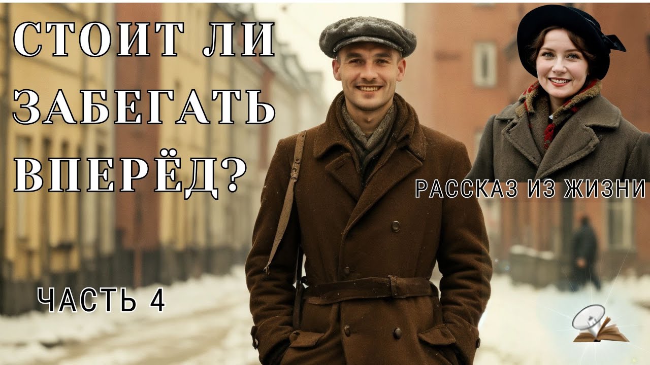 Часть4. Стоит ли забегать вперед? (повесть из жизни) Впервые на You Tube