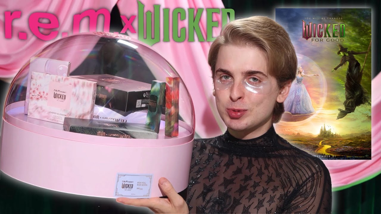 Wicked i Arania Grenade mają kosmetyki do drugiego filmu! Test R.E.M beauty x Wicked For Good 🧪🎀