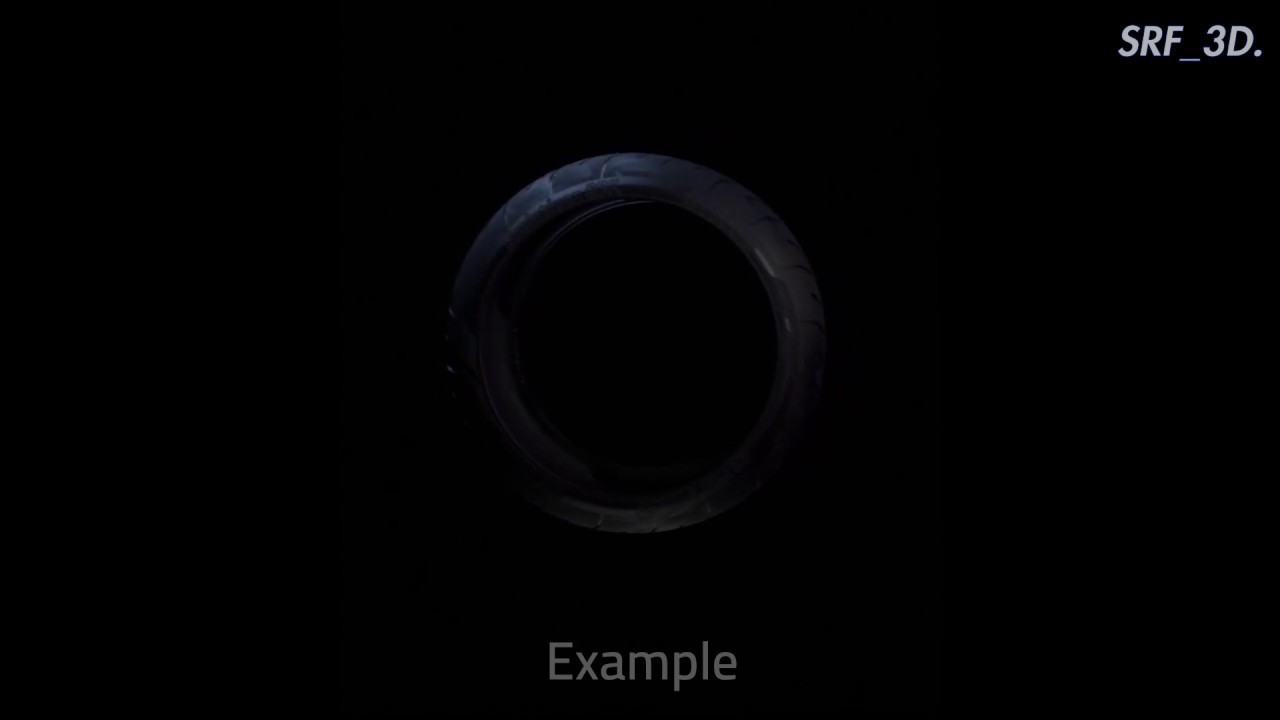 Tire material in Blender Evee SRF_3D