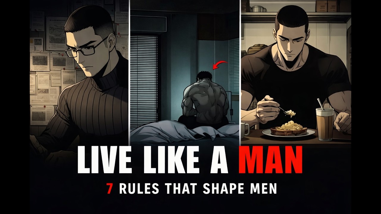 LIVE LIKE A MAN | 7 Brutal Truths Every Man Must Follow (Dark Psychology, Self Discipline)