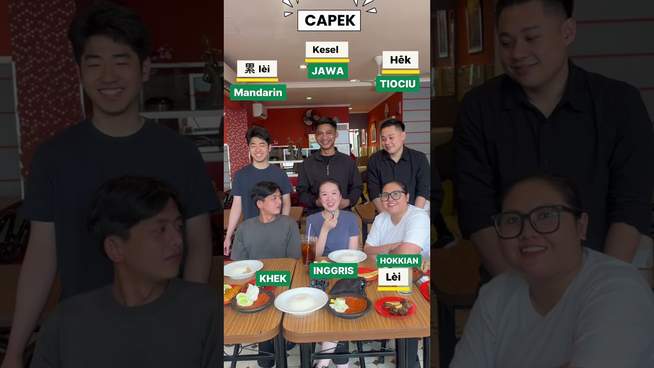 LANGUAGE CHALLENGE, BAHASA JAWA DAN INGGRIS VS BAHASA NADA (MANDARIN, TIOCIU, HOKKIAN, KHEK)