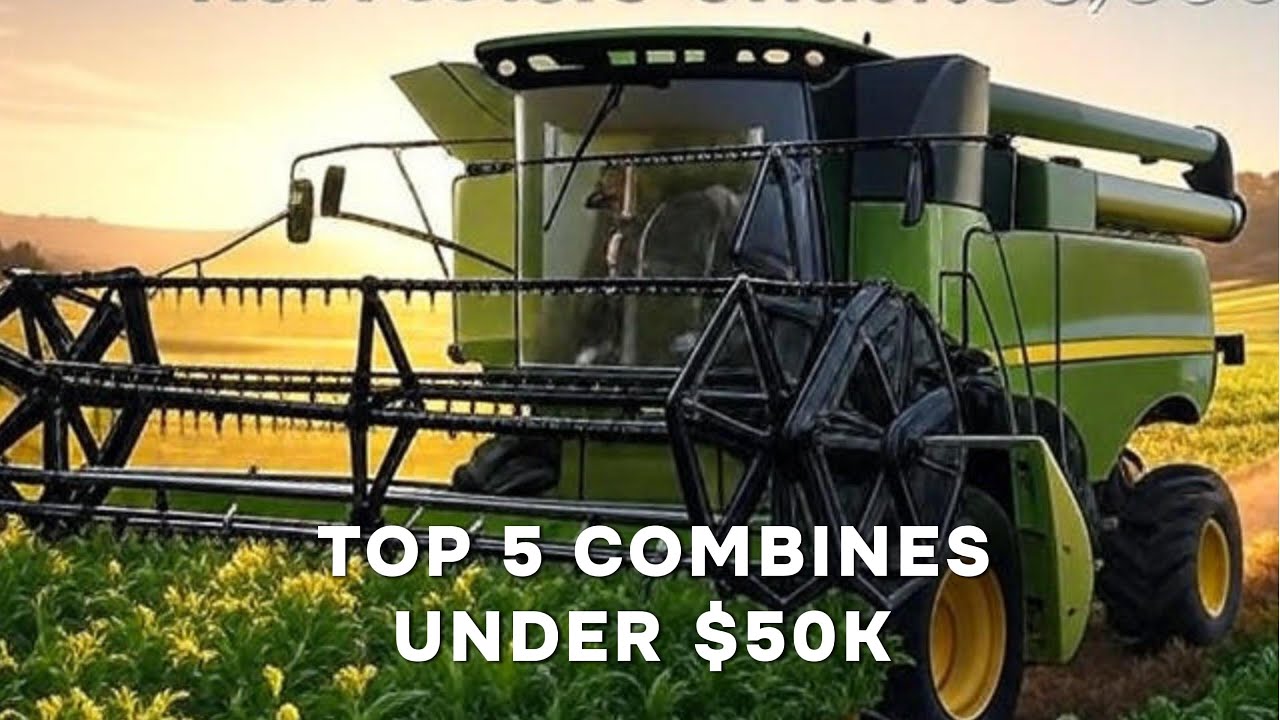 🔥 Топ-5 комбайнов стоимостью до 50 тыс. долларов: Farm Hacks 2025!