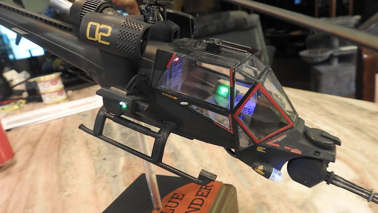 Blue Thunder 1:32 scale Helicopter by Monogram