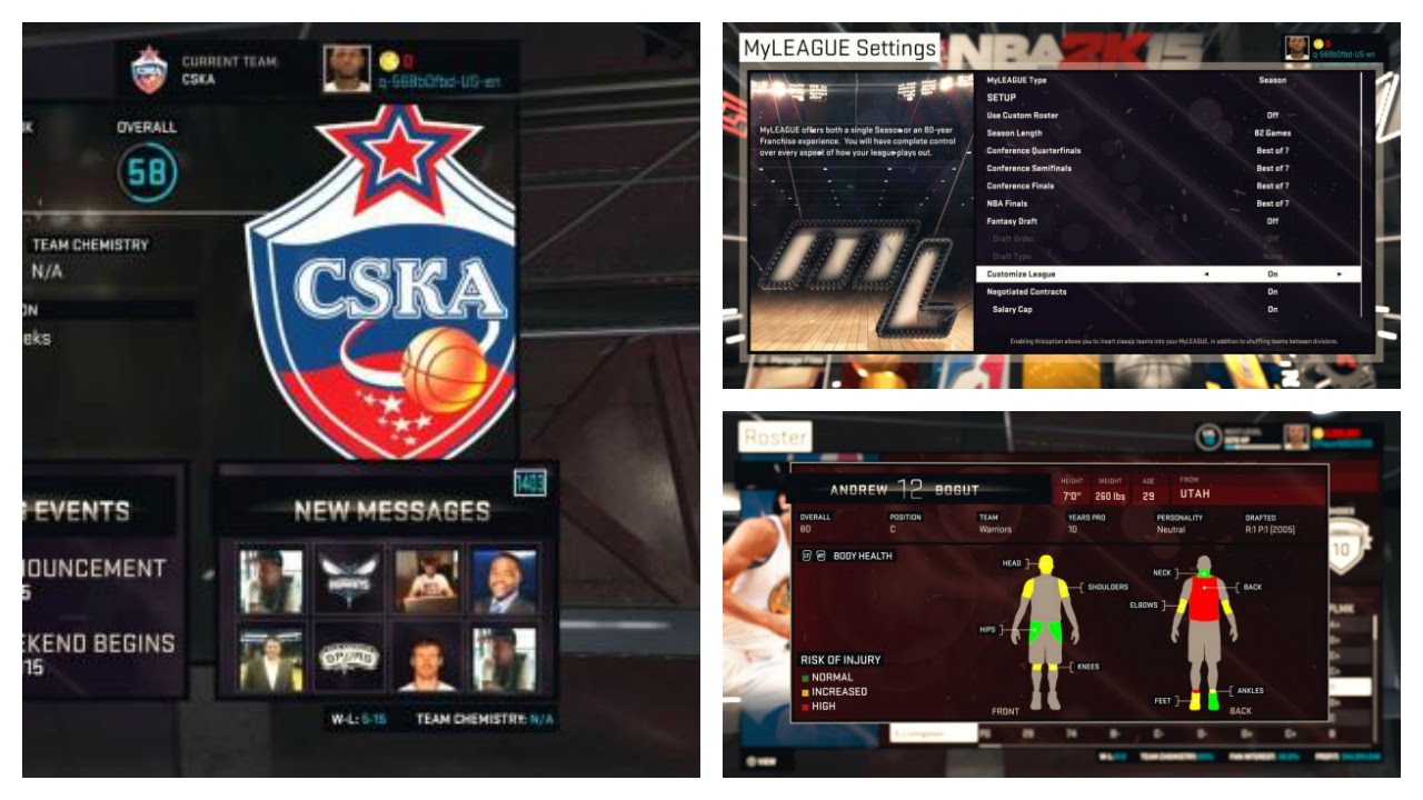 NBA 2K15 PS4 MyLeague Mode - NEW Teams & Players in NBA 2K15 Next Gen?!