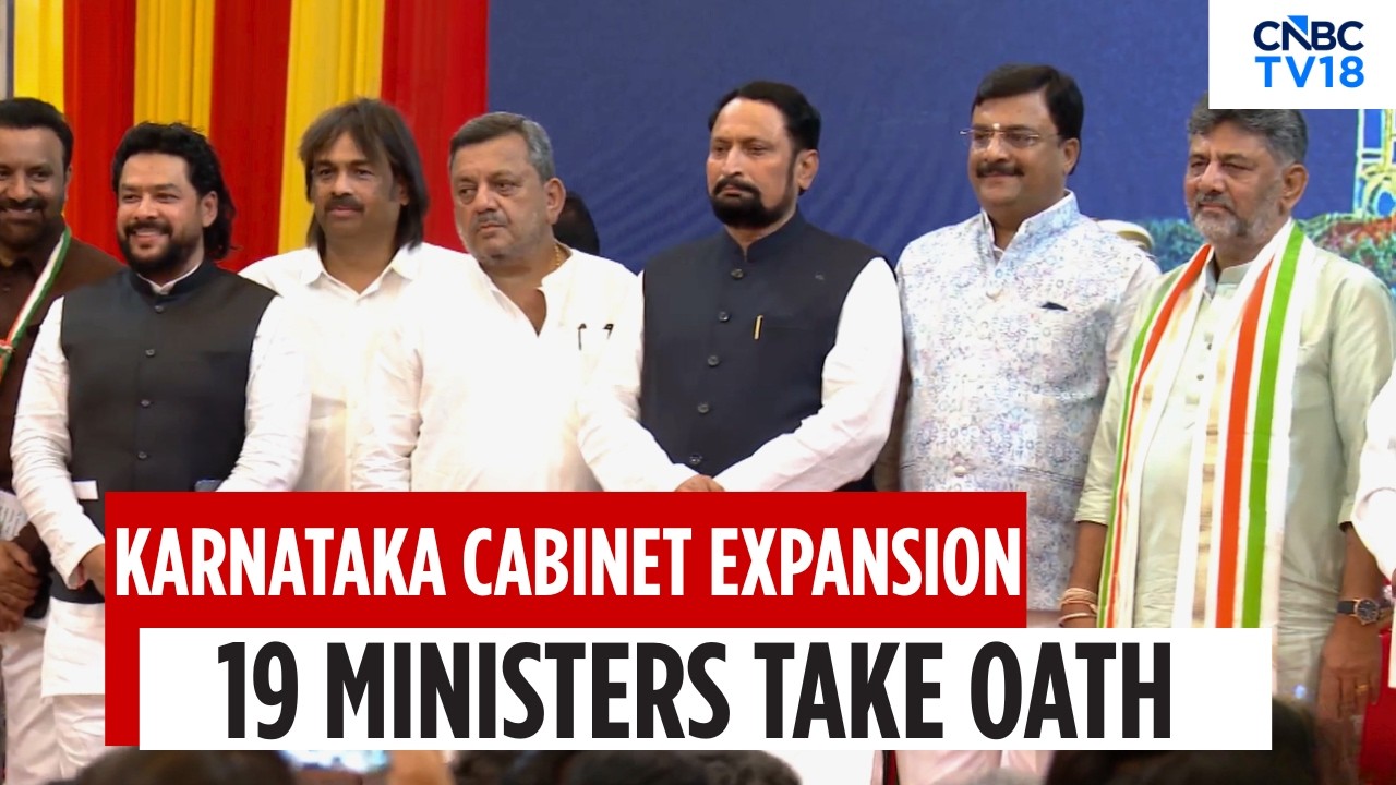 Karnataka Cabinet Expansion: 19 Ministers Sworn In | Former CM Sidda Skips Cabinet Swearing-In |N18V