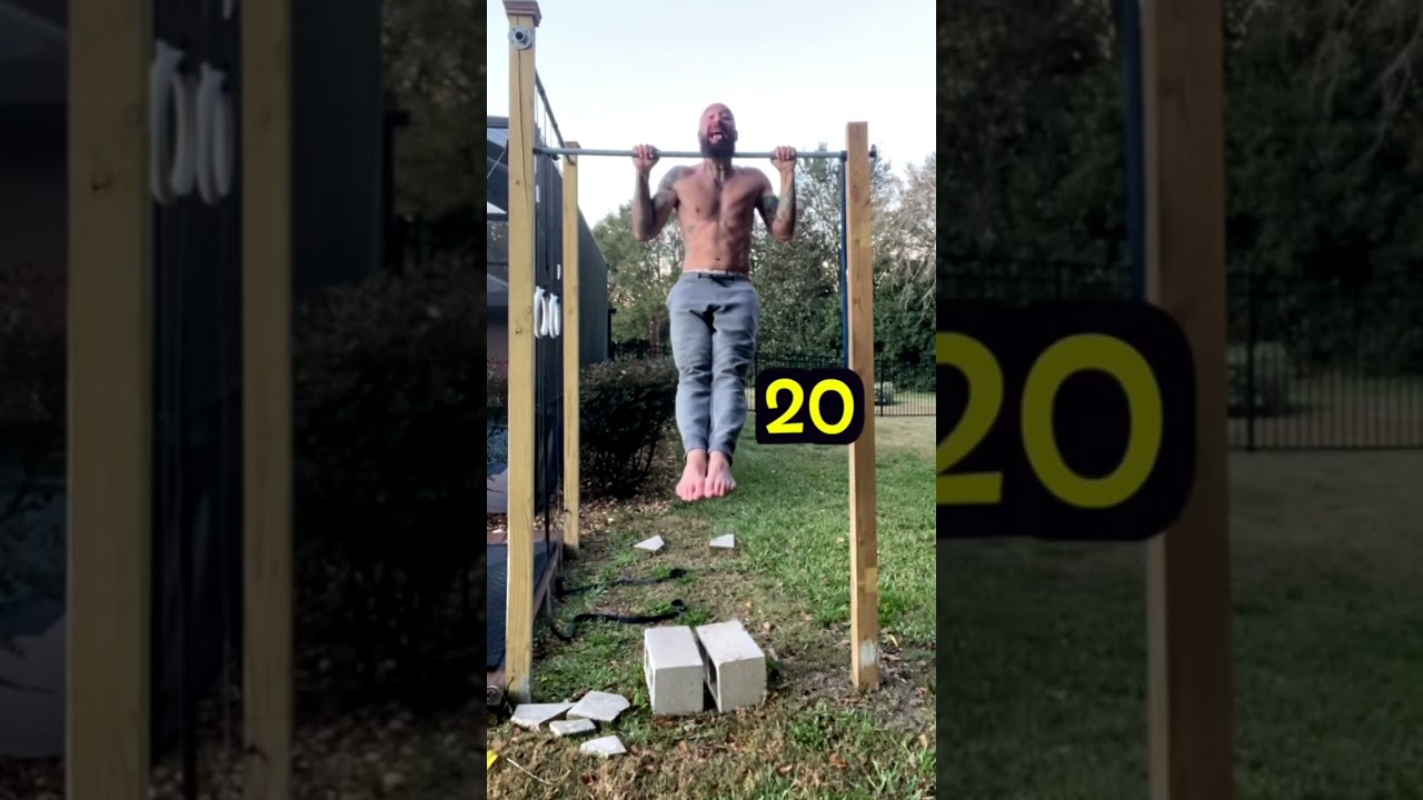 43 Year Old Dad Attempts 20 Strict Pull-ups