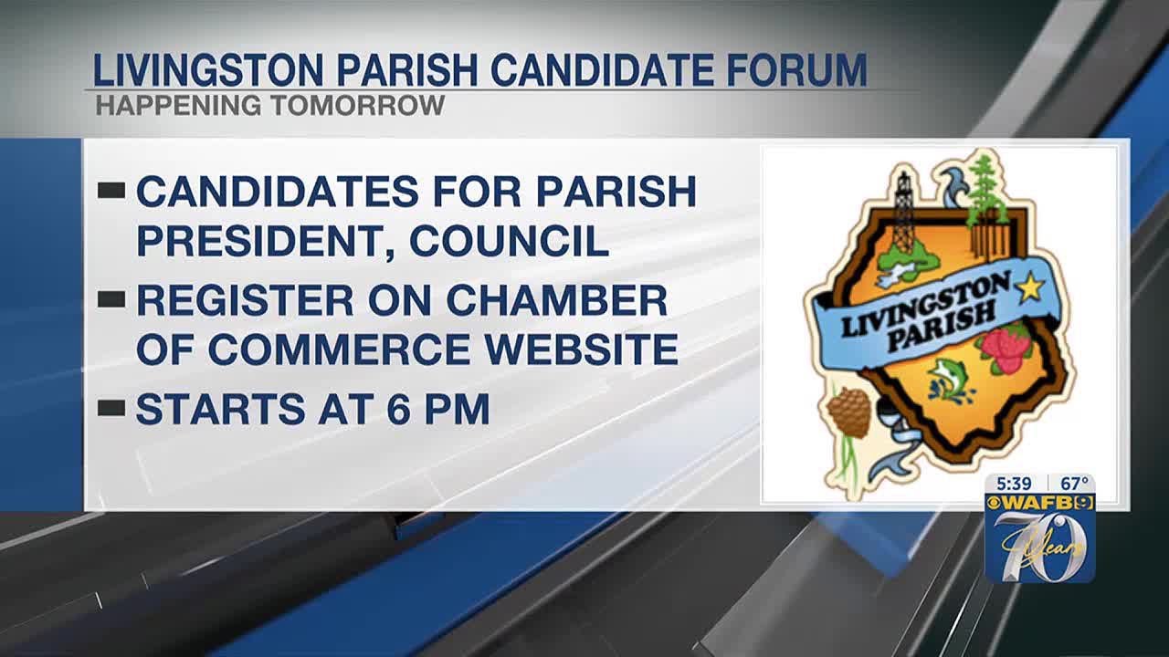 Livingston Parish president candidates to participate in forum