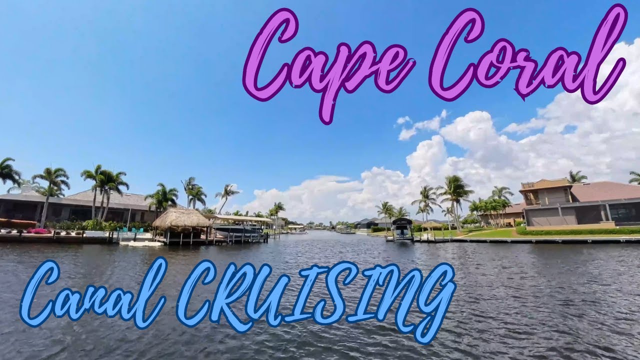 🚤 Cape Coral Canal Cruising #2 | Waterfront Home Tour + Market Highlights 🏡🌴