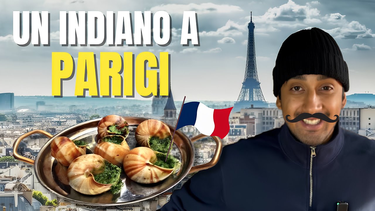 INDIANO mangia le LUMACHE per la prima volta a PARIGI