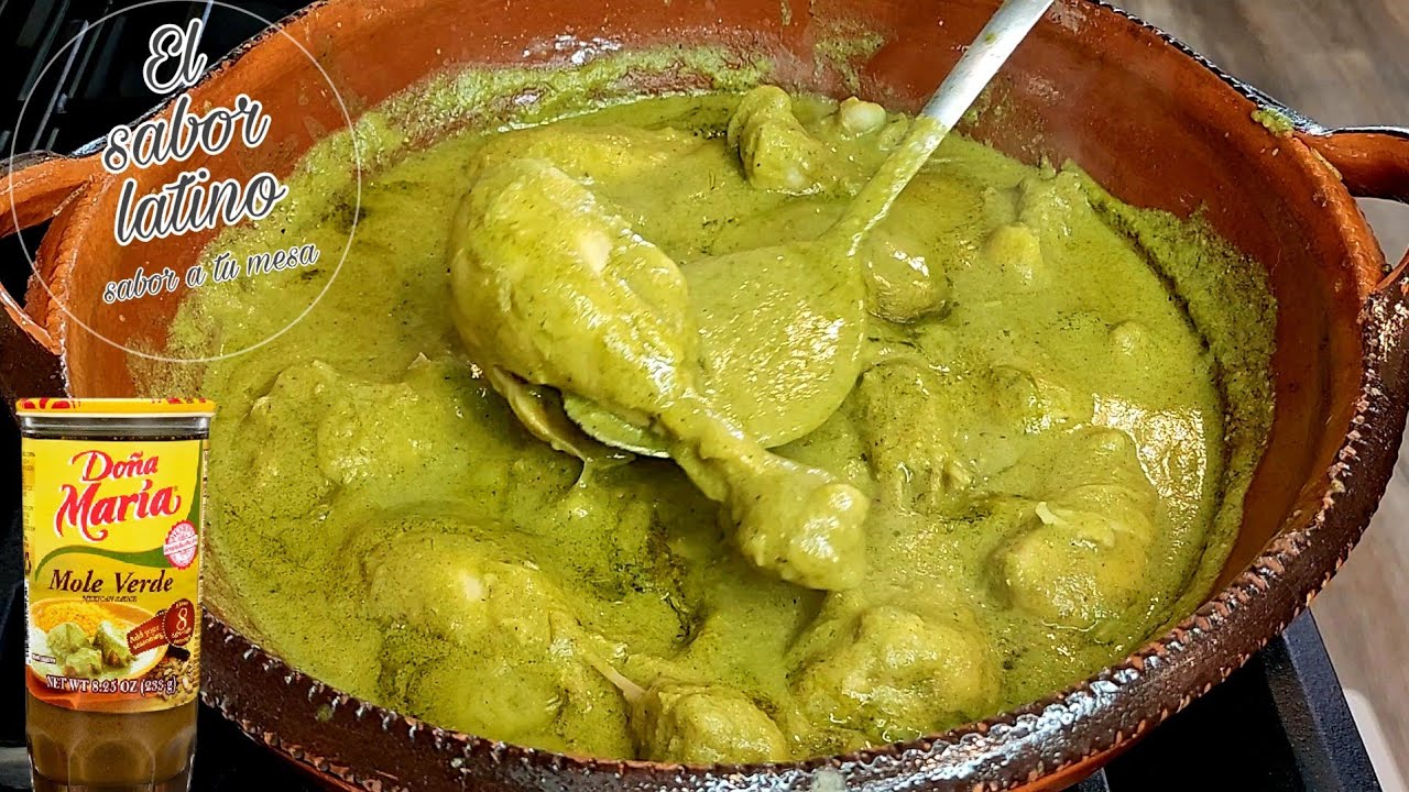 🔴Como Preparar un Delicioso Mole Doña Maria de Vaso! Mole Verde 💯