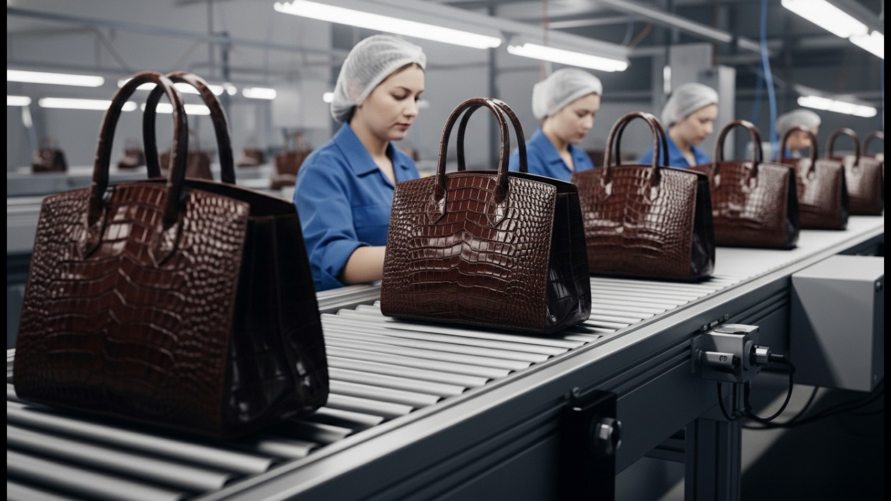 From Nile Crocodile to Royal Accessory: Ultra-Luxury Leather Factory Revealed