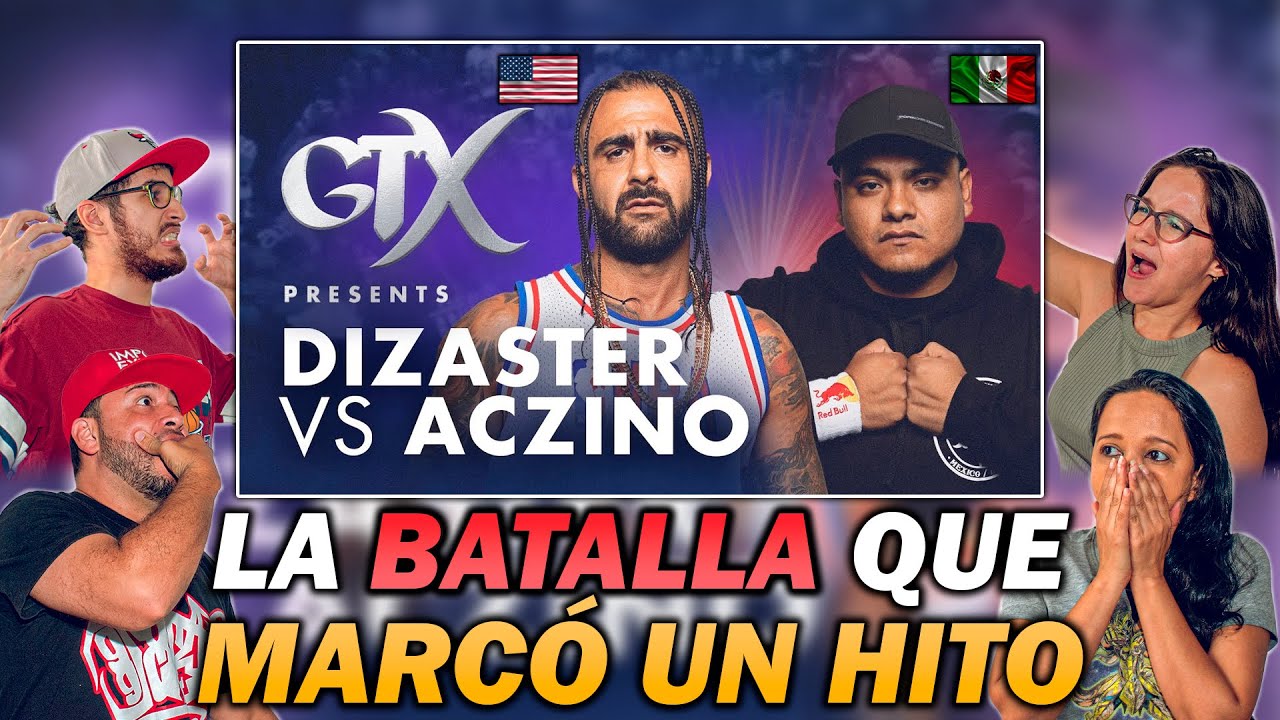 👑 ¡POR ESTO ACZINO ES EL GOAT! - COLOMBIANOS REACCIONAN a ACZINO vs DIZASTER [GTX]