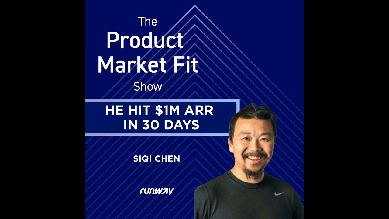 It took him 4 years to launch—then he hit $1M ARR in 30 days. | Siqi Chen, Founder of Runway