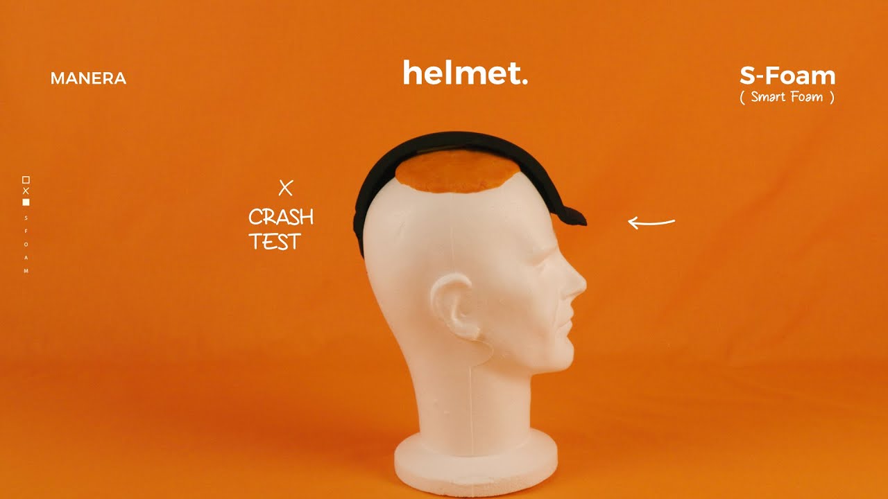 Manera - S-FOAM HELMET Crash Test