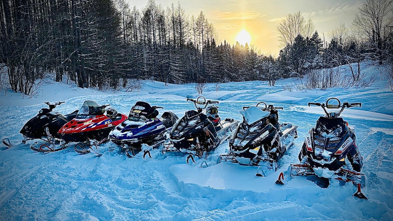 CHEAP SLEDS RIPPING MICHIGAN UP BACKCOUNTRY !!!!
