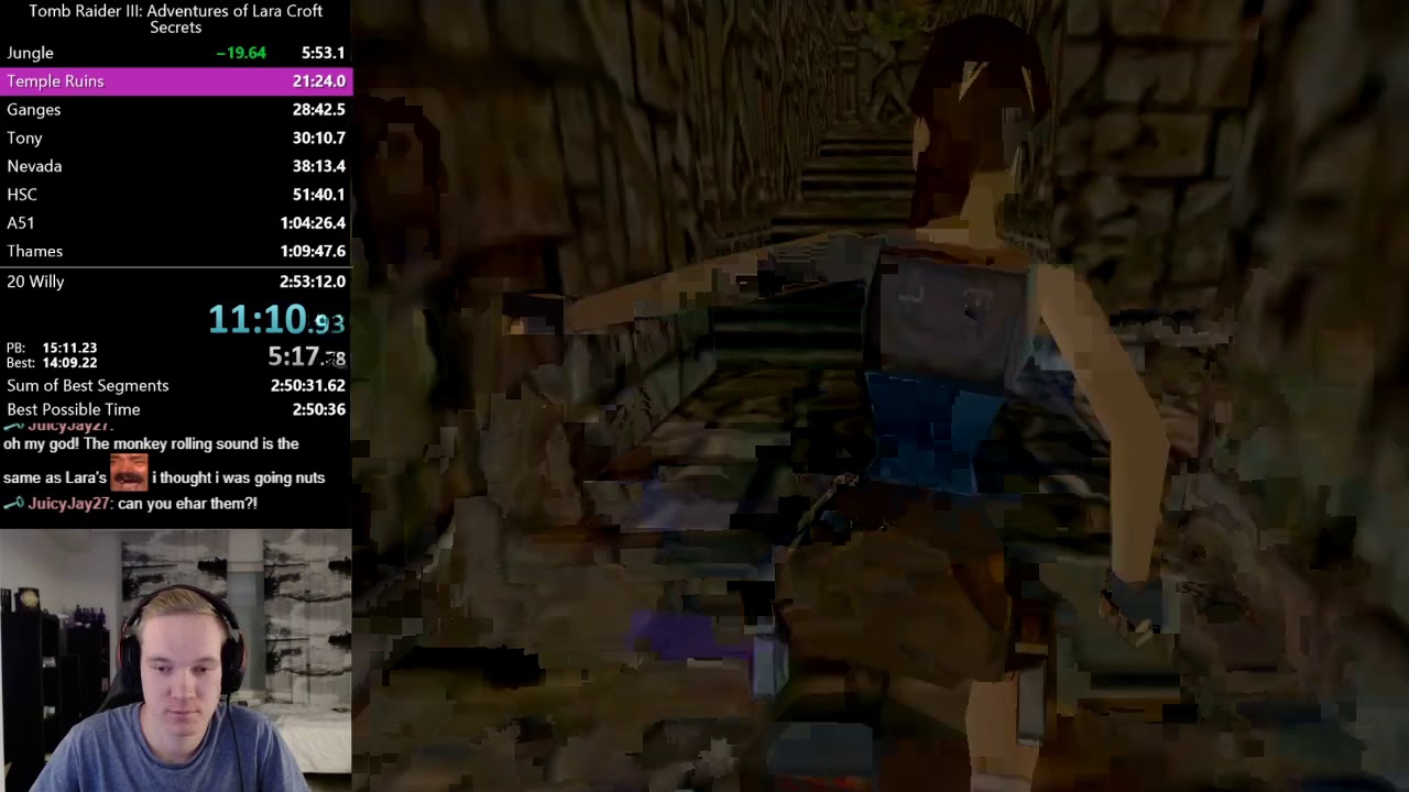 Tomb Raider III The Adventures of Lara Croft Glitchless Secrets RTA 2:46:54 WR