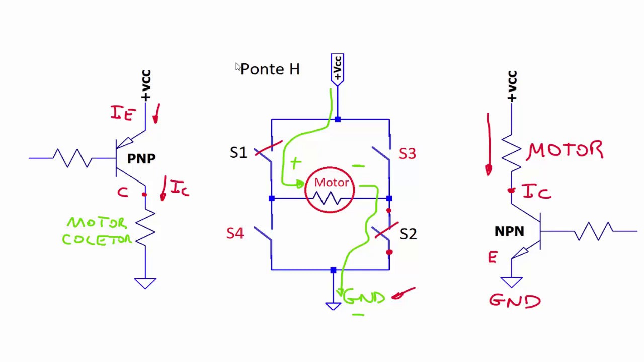 PONTE H - Parte 1 - Operação e Dimensionamento