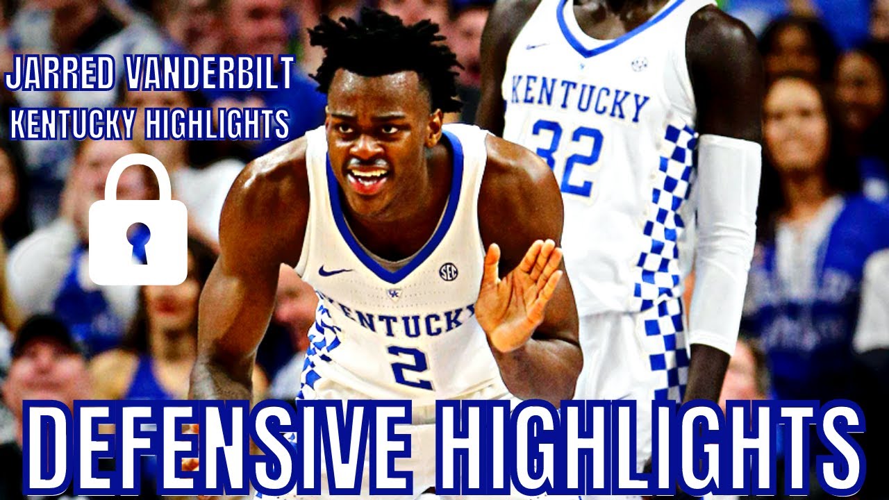 Jarred Vanderbilt Kentucky Wildcats Defensive Highlights (Kentucky Basketball)
