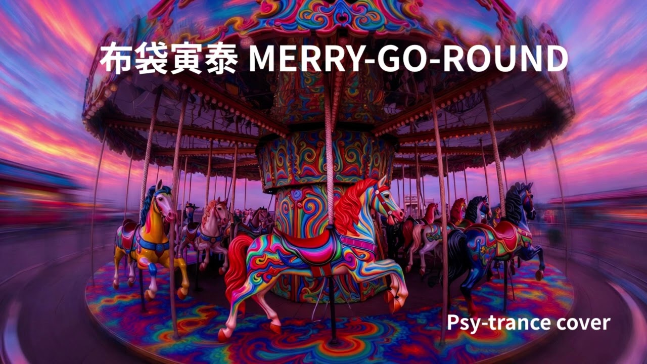 【AI カバー】布袋寅泰　「MERRY-GO-ROUND」【Psy-Trance Cover】